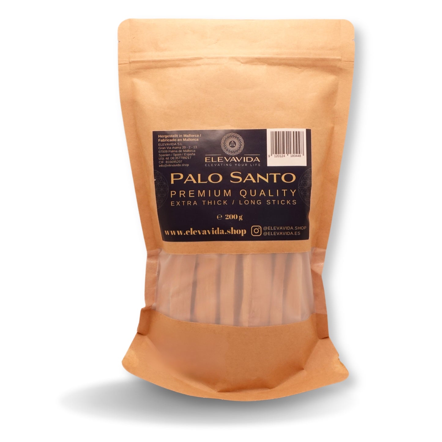 Palo Santo XL 200 g extra dickes oder langes Räucherholz aus Peru - aromatisch duftend, nachhaltig gesammelt, von Hand gespalten - Bursera Graveolen - heiliges Holz