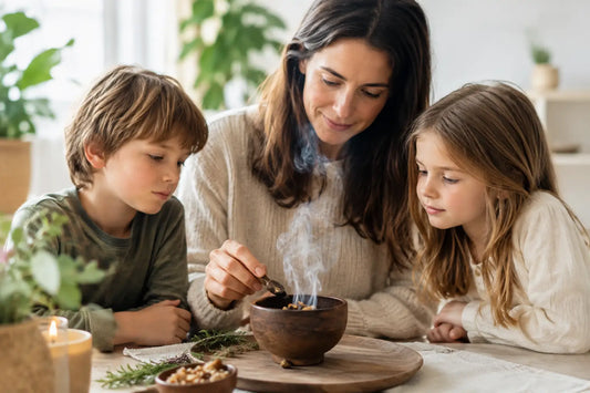 Räuchern mit Kindern sicher und achtsam gestalten
