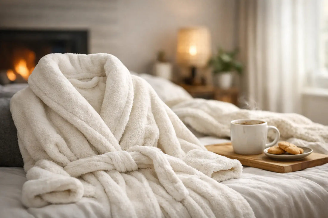 Warmer Bademantel für zuhause finden