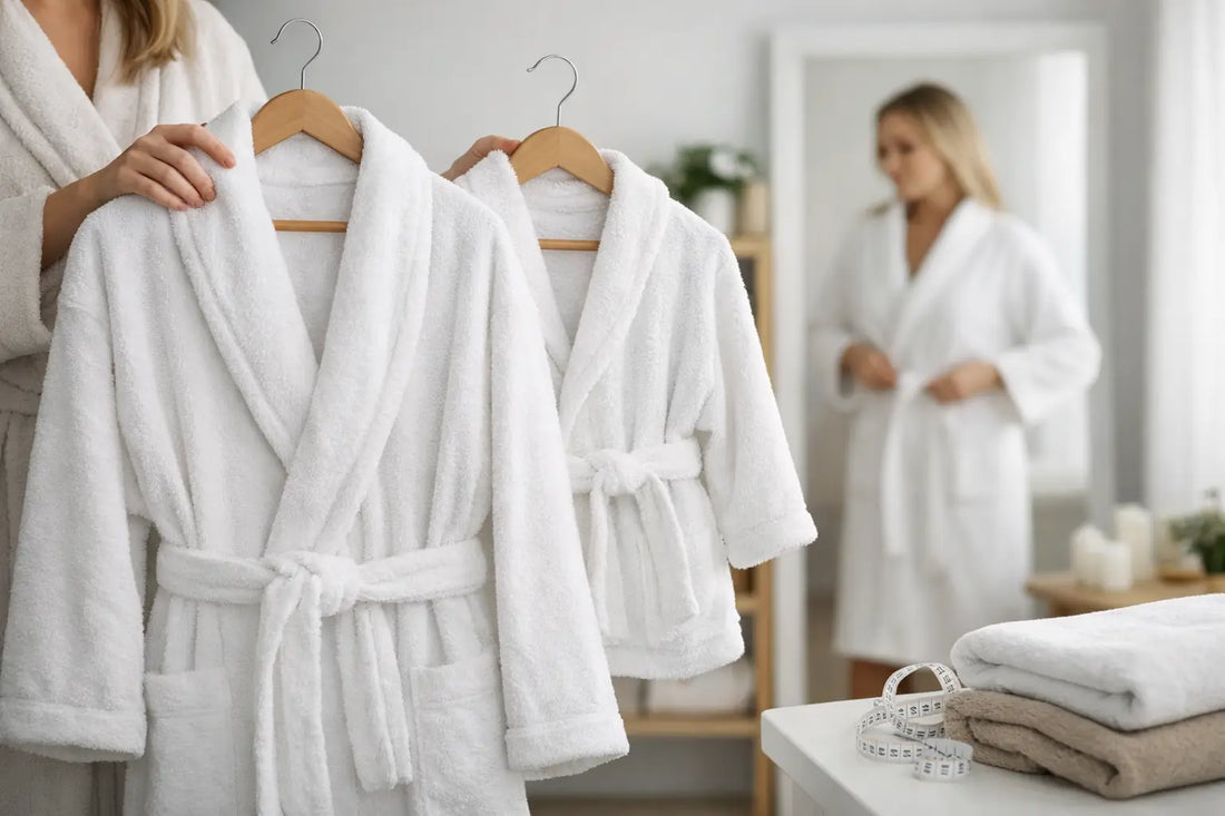 Bademantel richtige Größe wählen leicht gemacht